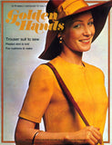 70s Golden Hands Weekly Part 37 Knitting, Dressmaking and Needlecraft Colour Magazine with Patterns and Instructions