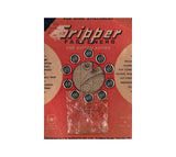 Vintage 50s Gripper Fasteners End Button Bother, 2 cards, missing rings and attachment tool, Made in Australia, Haberdashery Supplies,