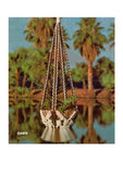 Vintage 70s Oasis Macrame Plant Hanger Pattern Instant Download PDF 2 pages plus additional Knots and Techniques file