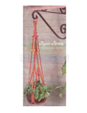 Vintage 70s Macrame Topsie Turvie Plant Hanger Pattern Instant Download PDF 2 + 1 pages