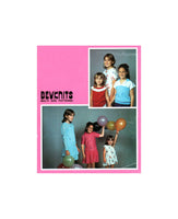 Bevknits 3005 Girls' Dresses and Tops with Sleeve, Neckline and Yoke Variations, Uncut, Factory Folded, Sewing Pattern Multi Size 2-12