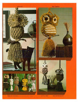 Rascals! - 13 Vintage Macrame Owl Patterns Instant Download PDF 24 pages