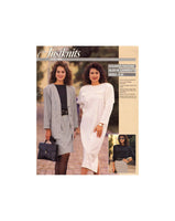 Justknits 96150 Dolman or Magyar Sleeve Sweatshirt, Jacket, Top or Dress, Uncut, Factory Folded, Sewing Pattern Multi Size 8-22