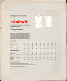 Knitwit 303 Retro Drop Waist Dress with Pleated or Gathered Skirt & Neckline Variations, U/C, F/Folded, Sewing Pattern Multi Size 6-22