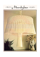 Vintage 1970s Moonlighter Lamp Shade Pattern Instant Download PDF 2 pages