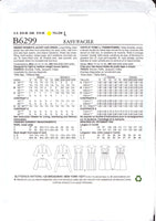 Butterick 6299 Lined Jacket with Sleeve Variations and Dress with Skirt Variations, Uncut, Factory Folded, Sewing Pattern Multi Size 8-16