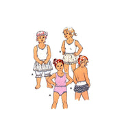 Kwik Sew 2405 Toddler's Underwear: Panties, Camisole, Slip and Ruffled Bloomers, Uncut, Factory Folded, Sewing Pattern Multi Size T1-T4