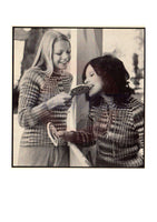 Patons 966 The Scene In Skinny Ribs - Knitted 70s Cardigans, Vest and Jumper Instant Download PDF 12 pages