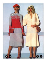 Patons Book 549 Lamelle - Eight 70s Crochet/Knitting Patterns Instant Download PDF 16 pages