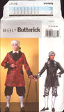 Butterick 4317 Louis XIV Style Costume with French Cuffs and Jabot, Cosplay, Fancy Dress, Uncut, Factory Folded Sewing Pattern Size 42-48