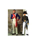 Butterick 4891 Men's Napoleon Style Costume 18th Century Military Regalia, Uncut, Factory Folded, Sewing Pattern Plus Size XLG-XXXL