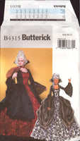 Butterick 4315 Marie Antionette Style Dress, Cosplay, Fancy Dress, Uncut, Factory Folded Sewing Pattern Size 6-12 or 14-20