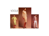 Vogue 7411 Pullover Dress or Top, Straight Skirt and Tapered Pants, Uncut, Factory Folded Sewing Pattern Size 14-18