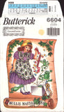 Butterick 6604 Diane David's Mollie Makebelieve Dress and Pinafore, Uncut, Factory Folded Sewing Pattern Multi Size 2-6