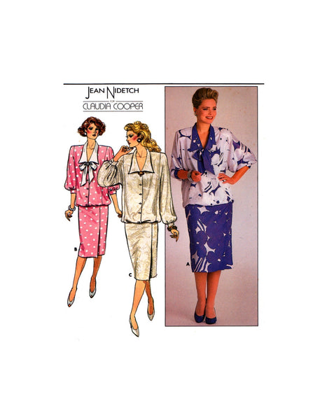 Butterick 3655 Jean Nidetch Dress in Two Lengths, Uncut, Factory Folded Sewing Pattern Size 14-16-18