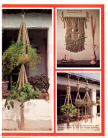 Macra-Hangings - Vintage 70s Macrame Guide With Patterns PDF 24 pages