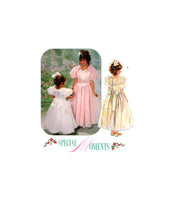 McCall's 6439 Girls' Special Occasion and Flower Girl Dresses with Petticoats, Uncut, Factory Folded Sewing Pattern Size 10-14