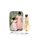 McCall's 6439 Girls' Special Occasion and Flower Girl Dresses with Petticoats, Uncut, Factory Folded Sewing Pattern Size 10-14