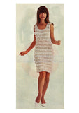 Vintage 1960s "Big Bangle" Paillette Dress Bust Size 31"-38" Instant Download PDF 4 pages