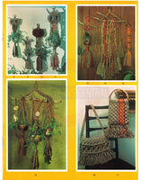 Macramé Tricks and Treats - 22 vintage 70s macrame patterns Instant Download PDF 24 pages