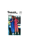 70s Motor Sport Style Jumpsuit with Short Sleeves, Size 12 Bust 34", Butterick 4691 Sewing Pattern Reproduction