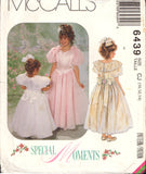 McCall's 6439 Girls' Special Occasion and Flower Girl Dresses with Petticoats, Uncut, Factory Folded Sewing Pattern Size 10-14