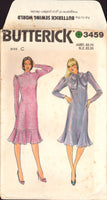Butterick 3459 Loose Fitting Dress with Neck Tie and Hemline Flounce, Uncut, Factory Folded Sewing Pattern Size 12-16