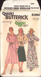 Butterick 6360 Dress or Top with Pointed Collar, Belt and Skirt, Uncut, Factory Folded Sewing Pattern Size 16