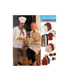 McCall's 2233 Unisex Hospitality Uniforms: Jacket, Shirt, Apron, Pants, Neckerchief and Hat, Uncut, Factory Folded Sewing Pattern Size 38-40