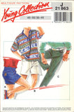 Neue Mode 21863 Men's Pants and Shorts in Two Lengths, Uncut, Factory Folded Sewing Patterbn Multi Size 36-46