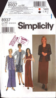 Simplicity 8937 Sewing Pattern Dress Jacket Size 8-14 (34-40) Uncut Factory Folded