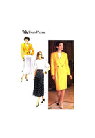 Butterick 4726 Evan-Picone Double Breasted Jacket, Top and Front-Pleated Skirt, Uncut, Factory Folded Sewing Pattern Size 12-16