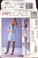 McCall's 2872 Sewing Pattern Top Skirt Pants Jacket Size 12-14-16 Uncut Factory Folded