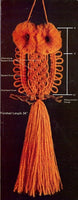 Vintage 70s Macrame Owl "Minerva" Pattern Instant Download PDF 2 + 2 pages