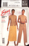 McCall's 2172 Sewing Pattern Top Pants Skirt 12-14-16-18 Uncut Factory Folded