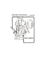 70s Classic Princess-Line Blazer, Knit-n-Stretch 150B, Multi-Size 10-24, Vintage Sewing Pattern Reproduction