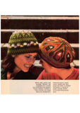 Vintage 70s Flower Hat And Beret Patterns Instant Download PDF 2.5 pages