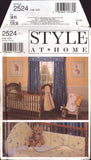 Style 2524 Sewing Patterns Baby Room Items Uncut Factory Folded