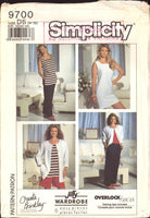 Simplicity 9700 Sewing Pattern Women's Shorts, Dress, Top, Tunic, Jacket Size 4-12 (32-40) Uncut Factory Folded