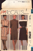 McCall's 8752 Sewing Pattern Dress Size 8 Uncut Factory Folded