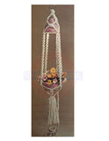 Vintage 70s Patchwork Macrame Plant Hanger Pattern Instant Download PDF 2 pages