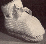 Patons Craft Book No. C.19 - Vintage 50s - Knitting/Crochet Patterns For Baby Bootees Instant Download PDF 28 pages