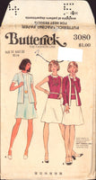 Butterick 3080 Sleeveless Dress in Two Lengths and Jacket, Uncut, Factory Folded, Sewing Pattern Size 14