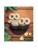 Vintage 70s Macrame "Hoo-Dats Brats" Owls Pattern Instant Download PDF 2 pages