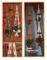 Macramé Unlimited II - Vintage 70s Macrame Patterns Instant Download PDF 32 pages