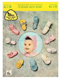 Patons Craft Book No. C.19 - Vintage 50s - Knitting/Crochet Patterns For Baby Bootees Instant Download PDF 28 pages