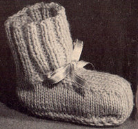 Patons Craft Book No. C.19 - Vintage 50s - Knitting/Crochet Patterns For Baby Bootees Instant Download PDF 28 pages