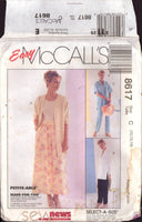 McCall's 8617 Sewing Pattern Shirt Skirt Pants Size 10-12-14 Uncut Factory Folded