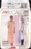 McCall's 8617 Sewing Pattern Shirt Skirt Pants Size 10-12-14 Uncut Factory Folded