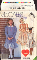 McCall's 3273 Sewing Pattern Girls' Dress Size 10-12-14 Uncut Factory Folded